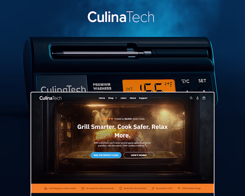 Cover image for CulinaTech — Smart Cooking eCommerce