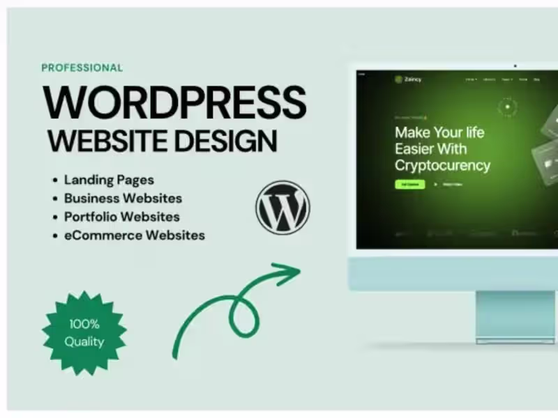 Cover image for  Custom WordPress Website Development & Maintenance