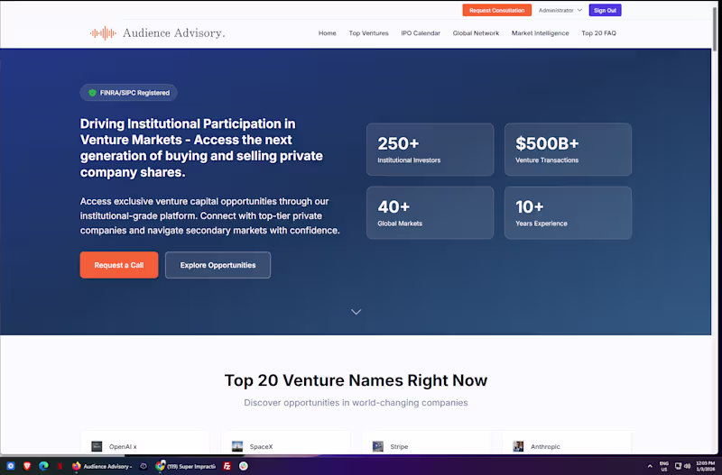 Cover image for Audience Advisory