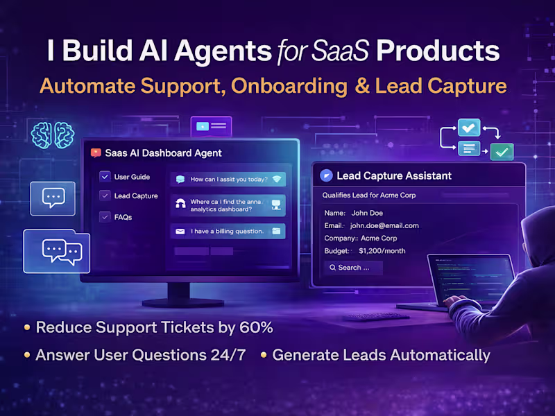 Cover image for I help SaaS startups automate