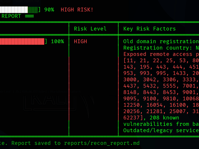 Cover image for GitHub - toluowo/ai-recon: AI-assisted, offline-first recon CLI…