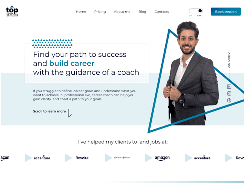 Cover image for Career coach website -TOP