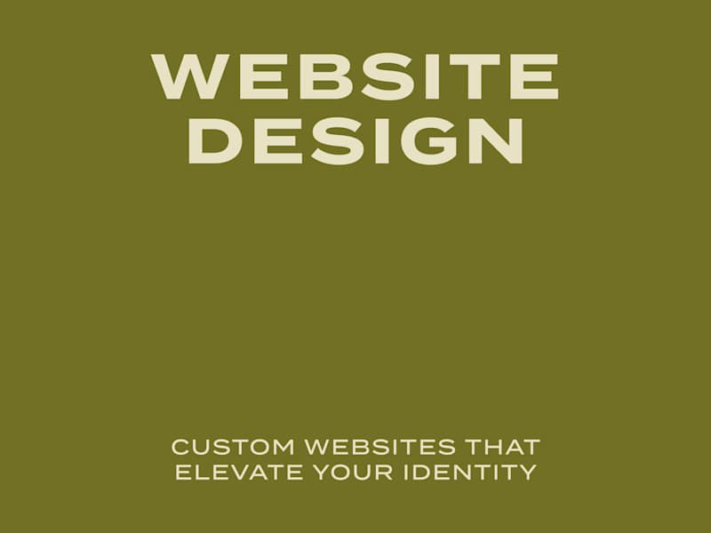 Cover image for Website Design