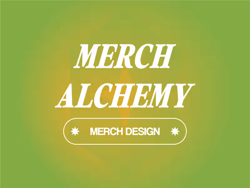 Cover image for Merch Alchemy 🧪🧶