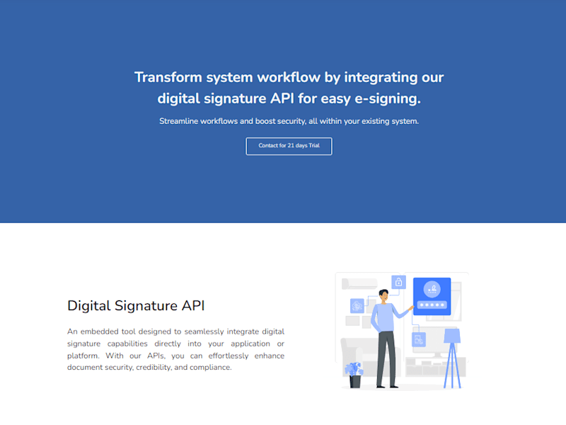 Cover image for Digital Signature - Secure & Seamless E-Signing Solution