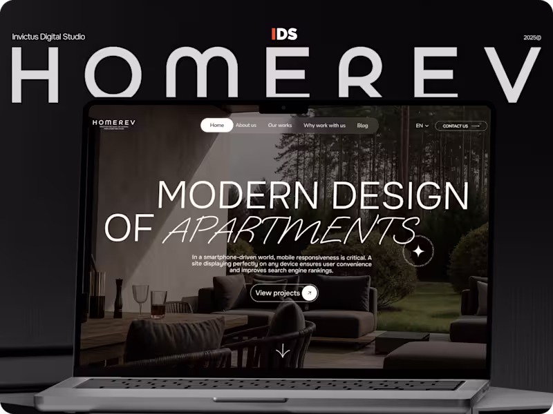 Cover image for HomeRev Website Redesign and Development