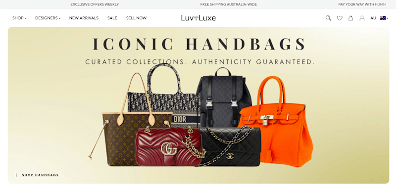 Cover image for LuvLuxe – Premium Pre-Loved Fashion Store