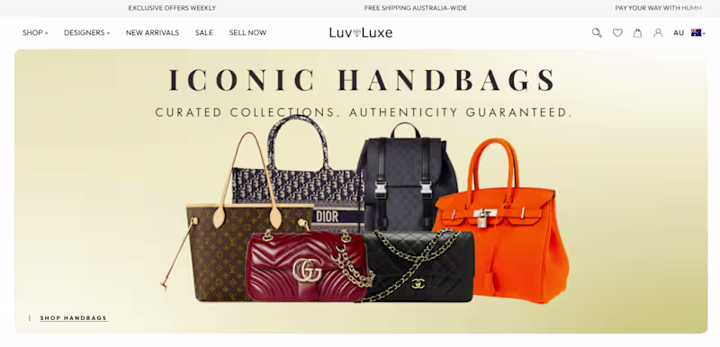Cover image for LuvLuxe – Premium Pre-Loved Fashion Store