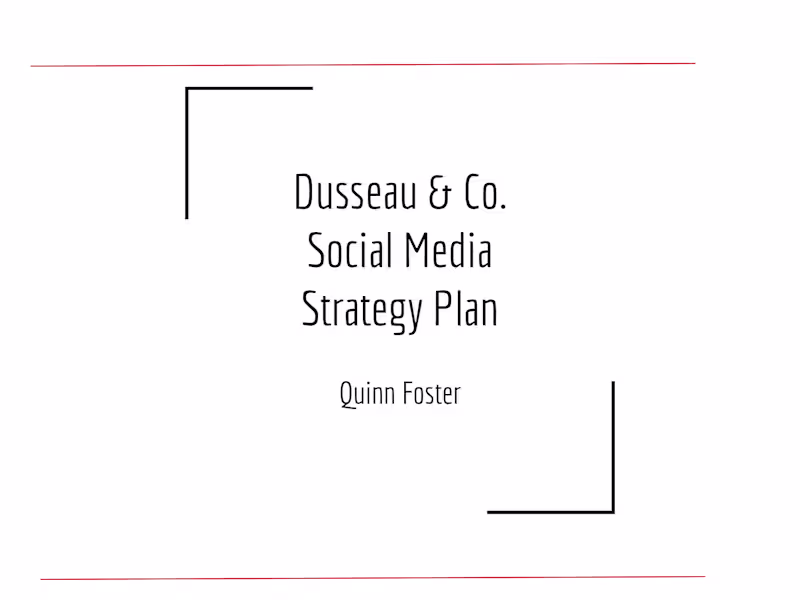 Cover image for Social Media and Brand Strategist 