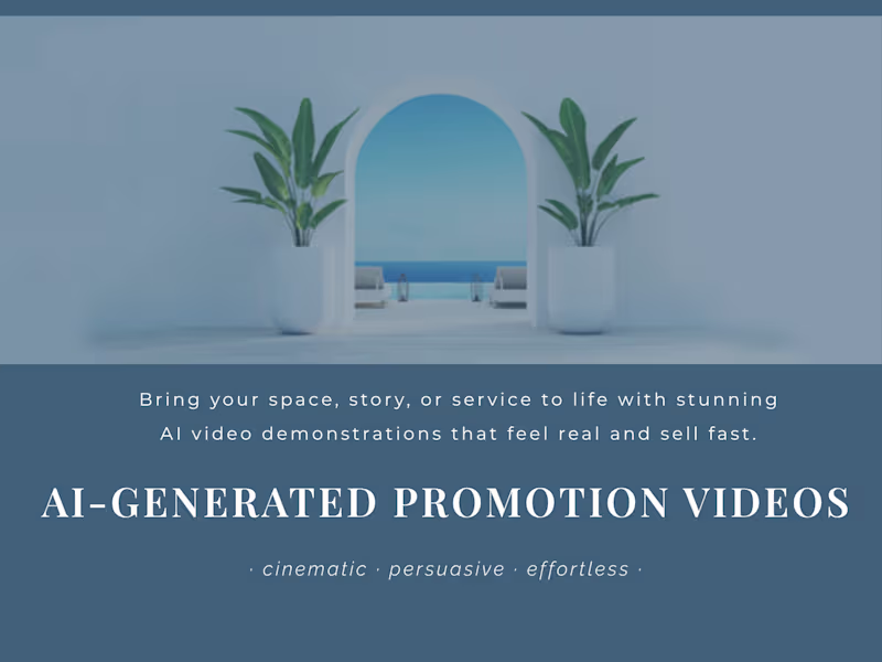 Cover image for AI-Generated Promotion Videos