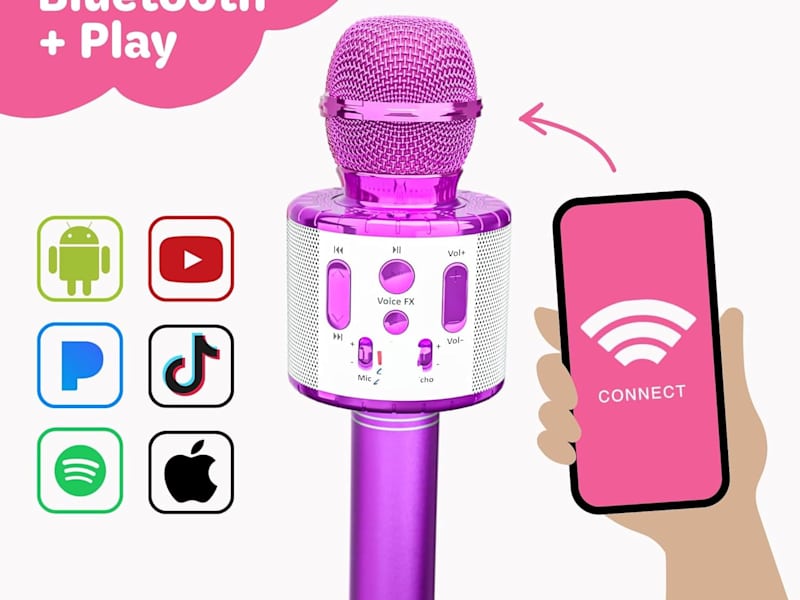 Cover image for Move2Play, Kids Karaoke Microphone