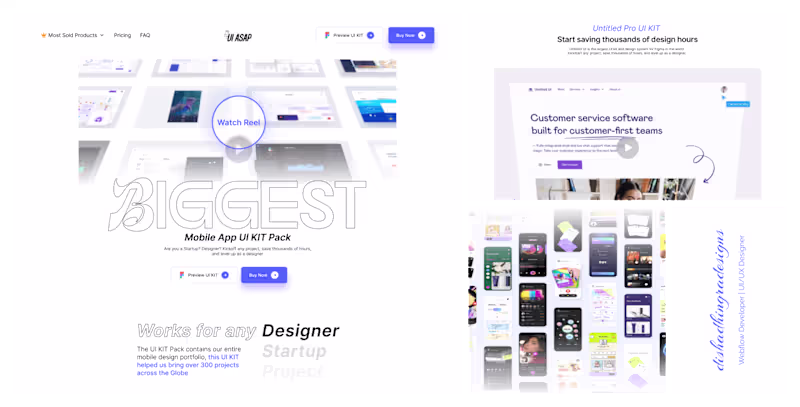 Cover image for UI ASAP | Webflow Development
