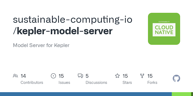 Cover image for sustainable-computing-io/kepler-model-server