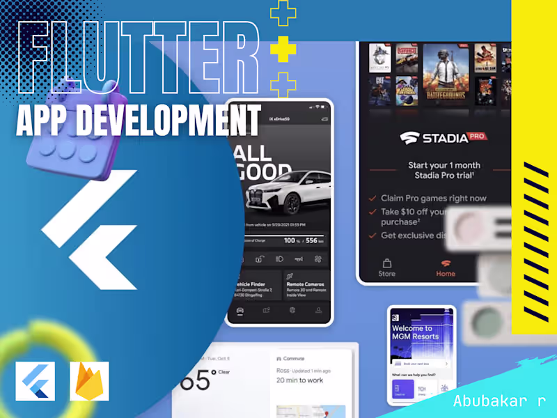 Cover image for Flutter Development with Firebase Backend