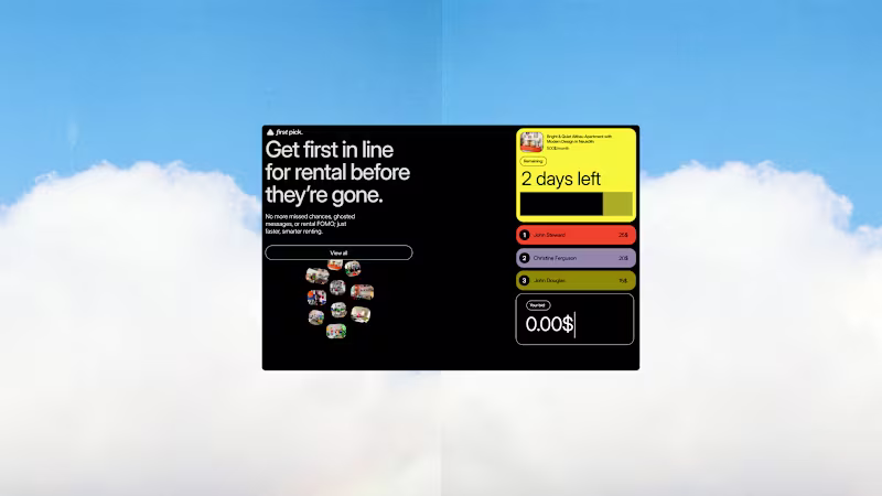 Cover image for FirstPick Web App 0 →