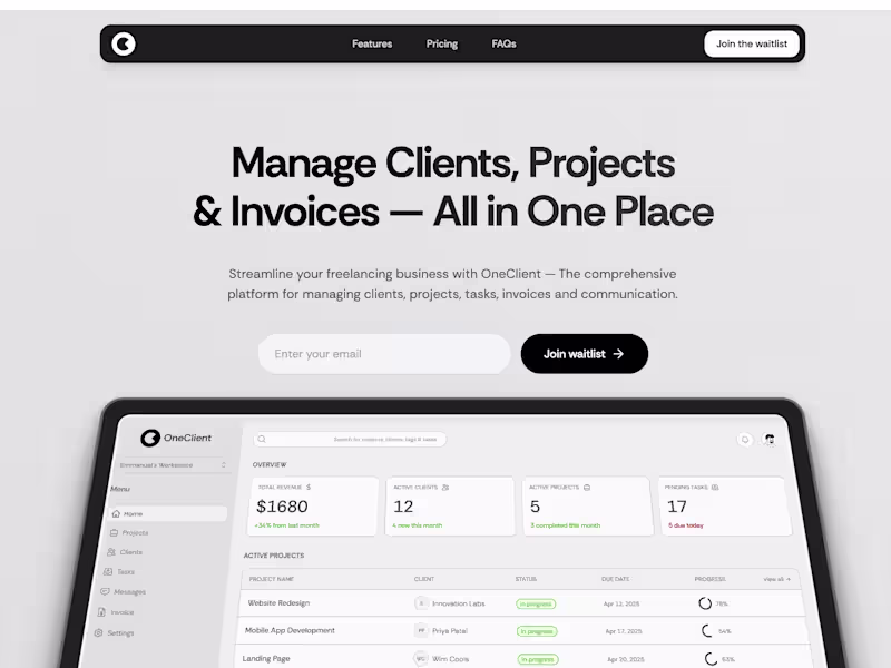 Cover image for OneClient