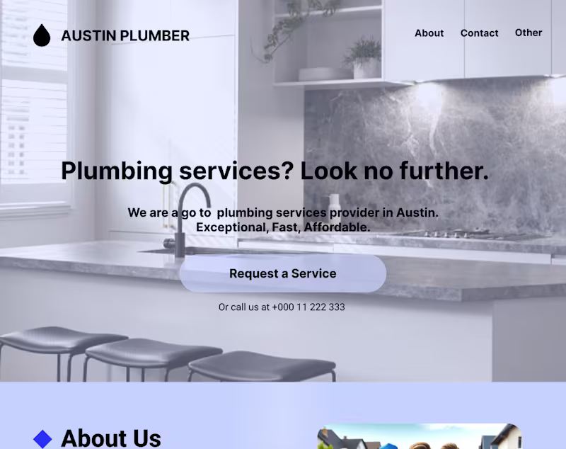 Cover image for Plumbing Website Design