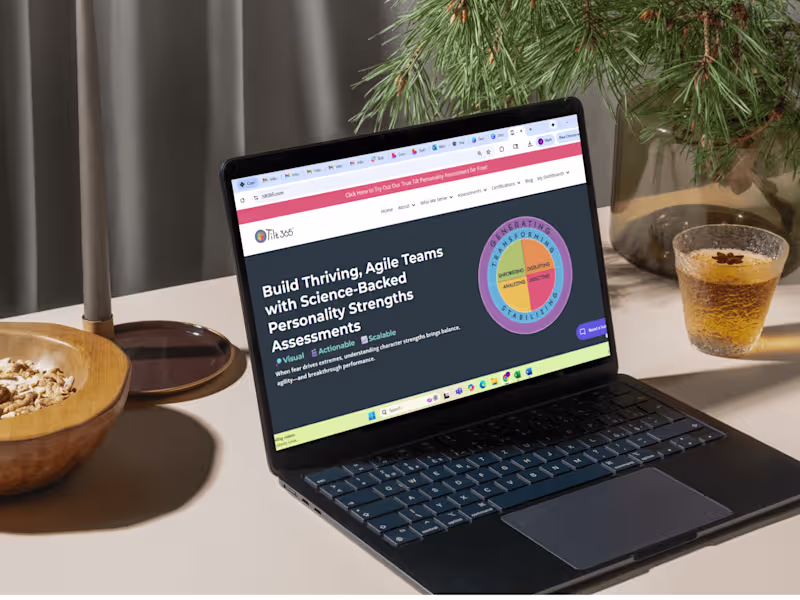 Cover image for Tilt 365 (tilt365.com (http://tilt365.com))
Goal: Deliver a