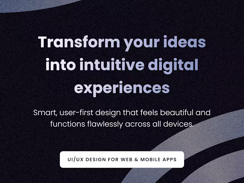 Cover image for UI/UX Design for Web & Mobile Apps