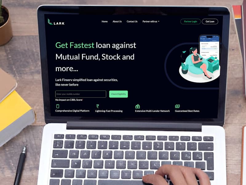 Cover image for Lark Finserv - Loan Against Mutual Fund, Stocks and More