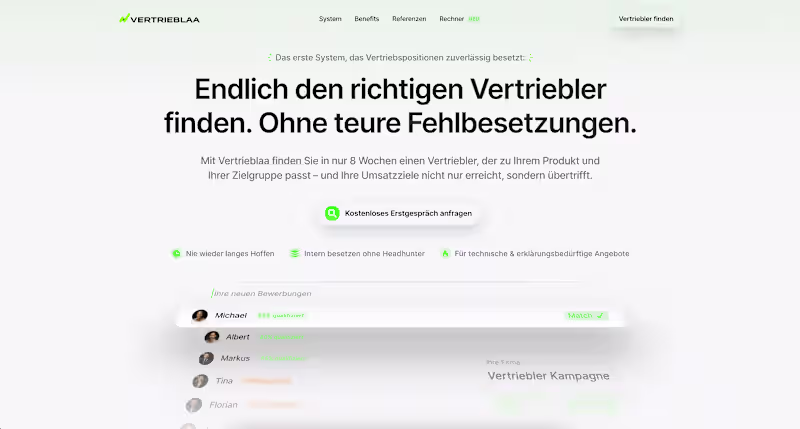 Cover image for Projekt: Vertrieblaa