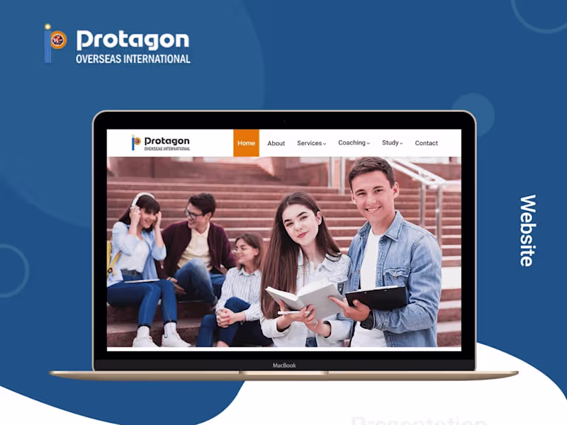 Cover image for Protagon | UI/UX Design for Educational & institutional Website