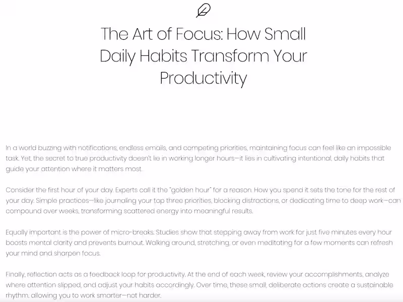 Cover image for Blog & Article Writing