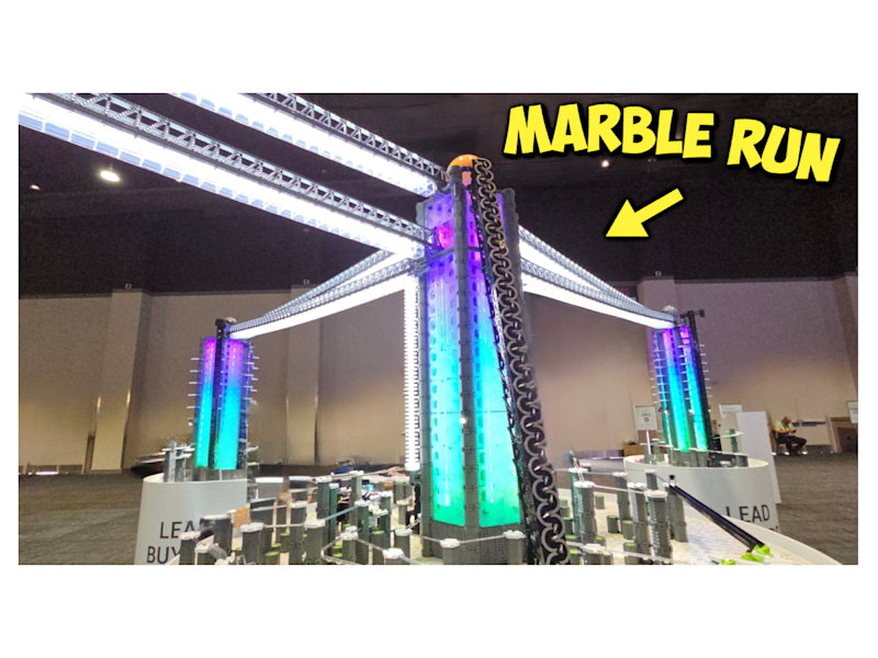 Cover image for Bespoke Marble Run Built for Client's Expo Booth in Las Vegas