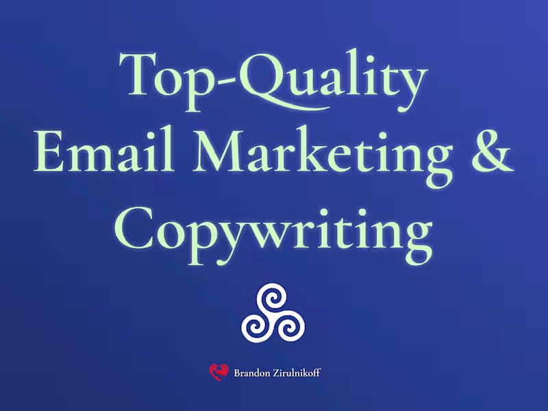 Cover image for Top-Quality Email Marketing & Copywriting