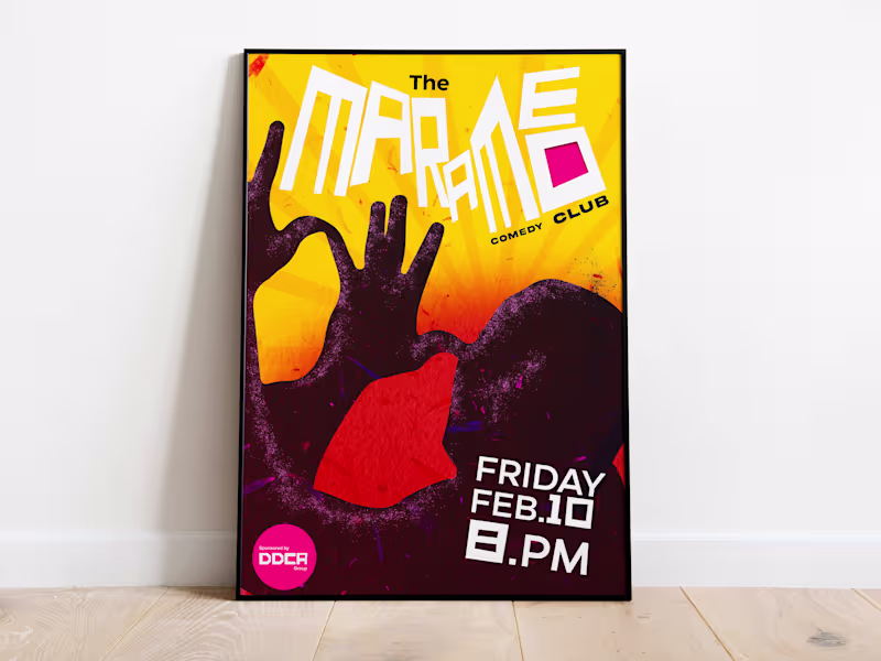 Cover image for 
Poster Design for a comedy show