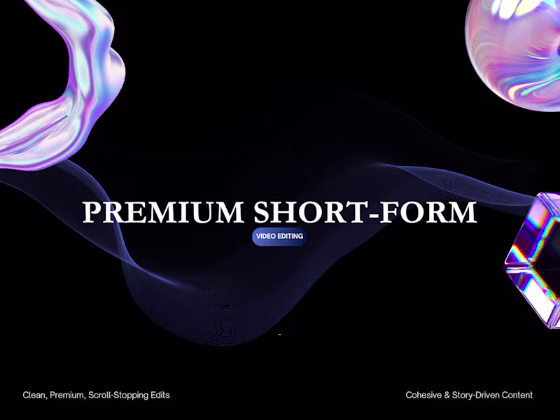Cover image for Short-Form Video Editor | Brand Growth Through Story