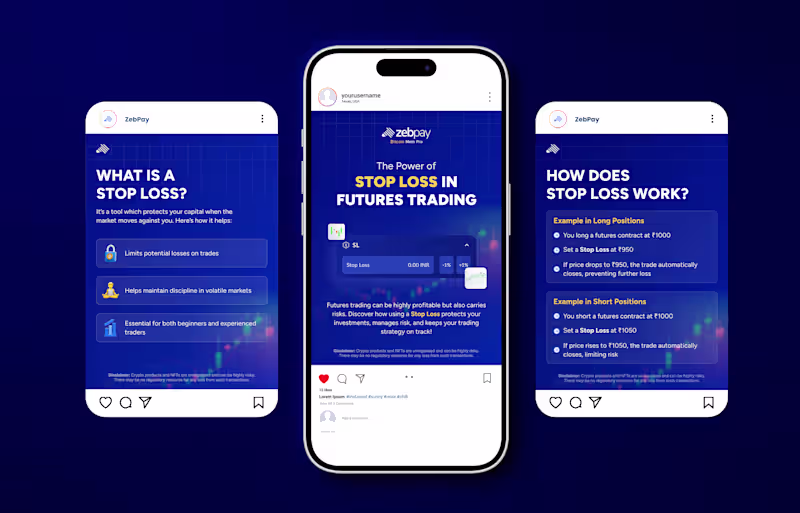 Cover image for Stop Loss Awareness Series for ZebPay Futures