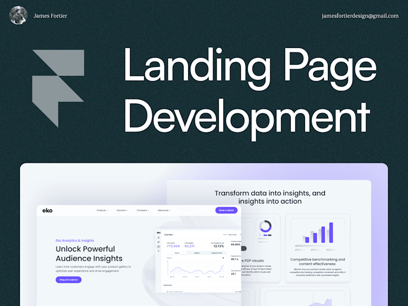 Cover image for Framer Landing Page (Development)