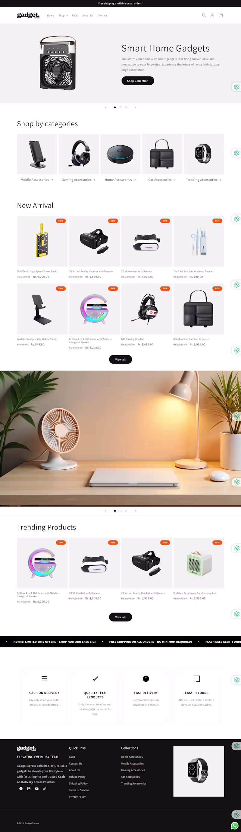 Cover image for E-commerce Website Development for Gadget Sales