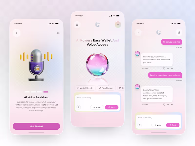 Cover image for AI Voice Assistant Mobile App