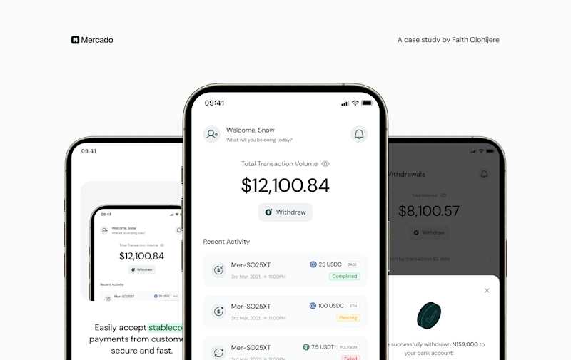 Cover image for Mercado Mobile App Design
