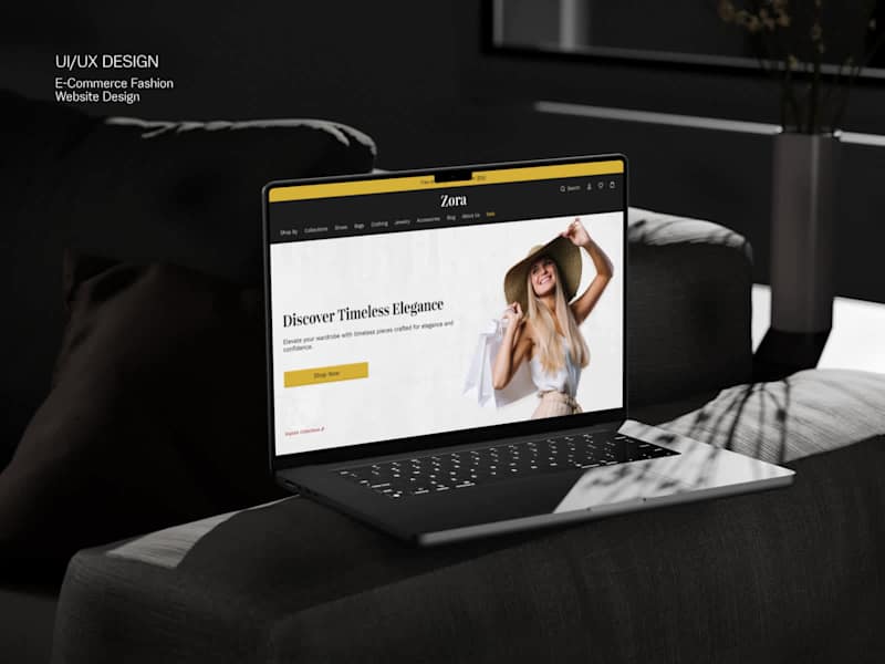 Cover image for Zora - E-Commerce Fashion Web Design