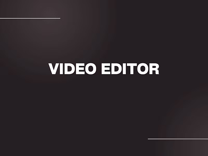Cover image for Video Editing Services