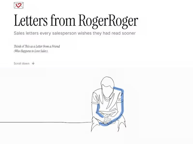 Cover image for Letters from RogerRoger Content Series