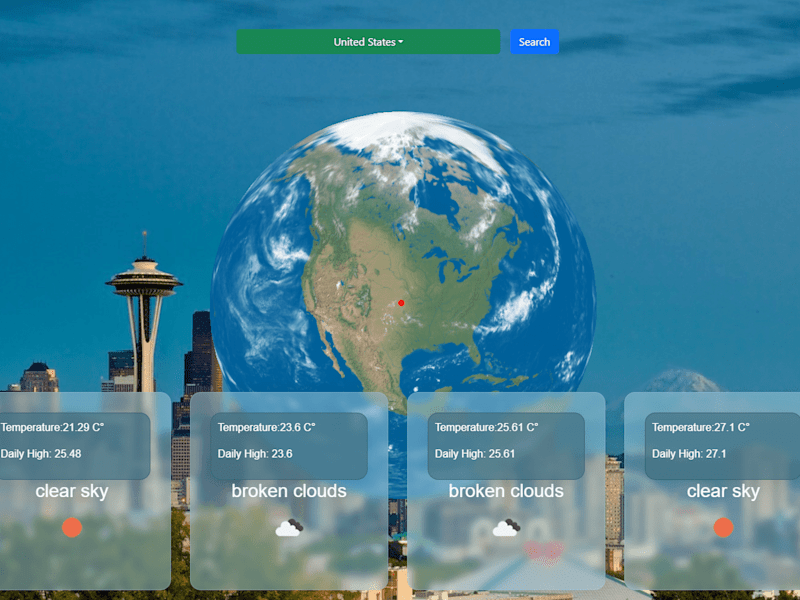 Cover image for Weather application