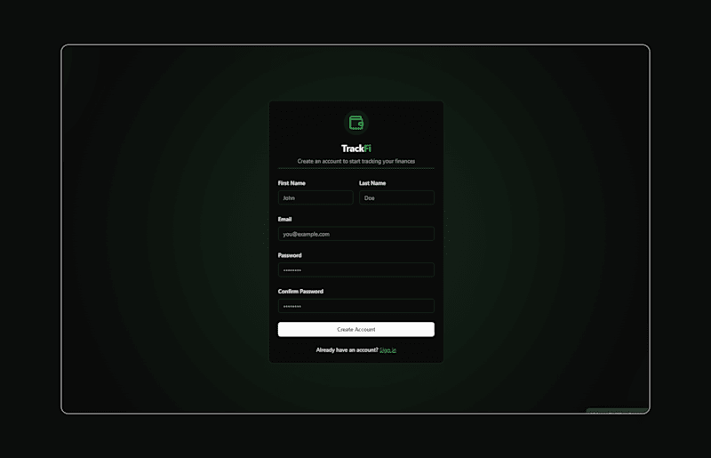 Cover image for TrackFi: (Bolt Development + Design)