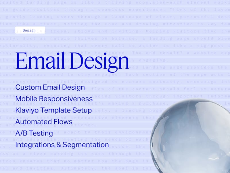 Cover image for Email Design
