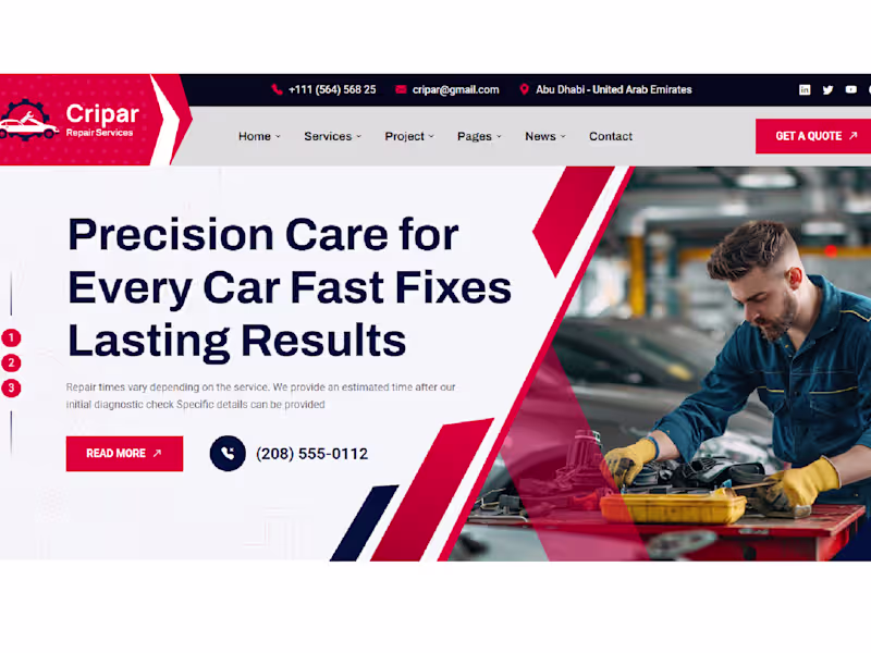 Cover image for AUTO DETAILING WEBSITE MOBILE DETAILING CAR DETAILING WEBSITE