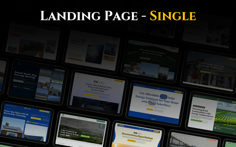 Cover image for Landing Page - Single