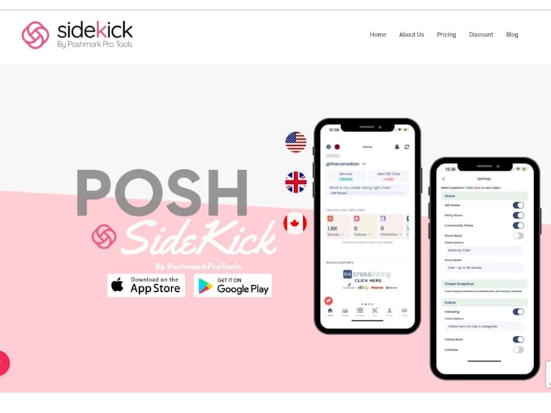 Cover image for Posh Sidekick - Top-Rated Poshmark Automation Tool.