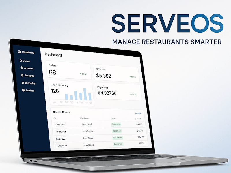 Cover image for ServeOS – Restaurant Management System Development