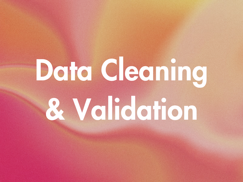 Cover image for Data Cleaning & Validation for Small Businesses