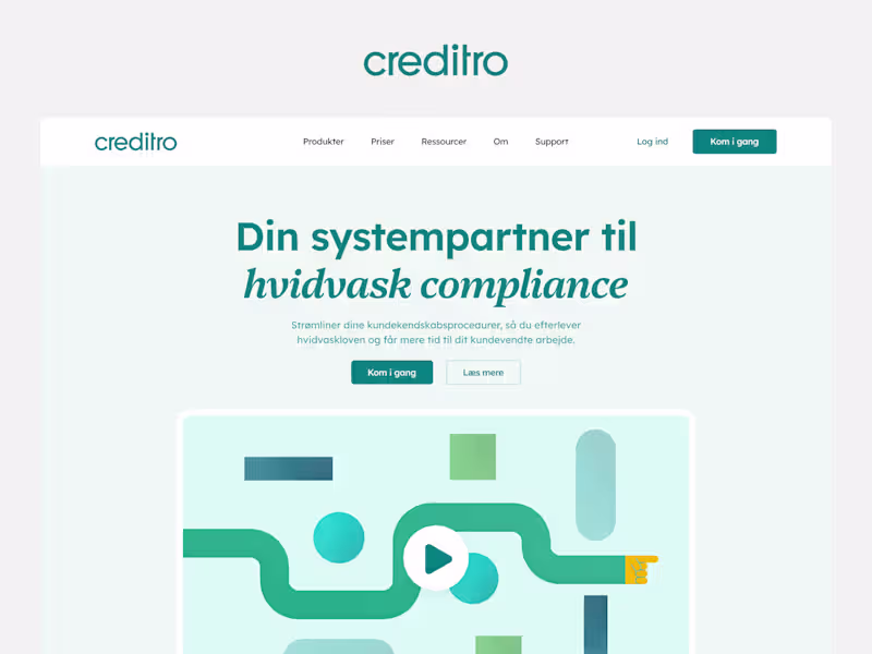 Cover image for Web design & brand refresh for Creditro 🙌🏼