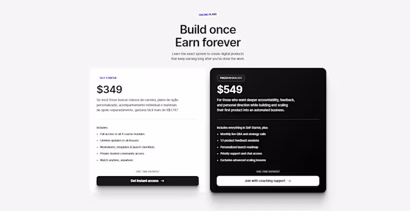 Cover image for Pricing Section for a Saas site