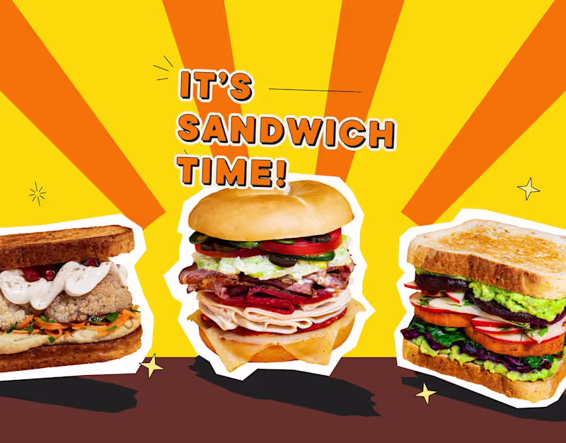Cover image for Sandwich Time / Campaign Design